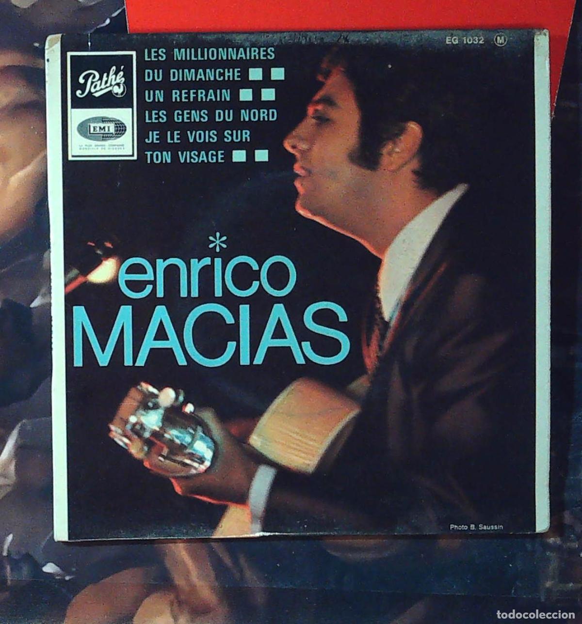 Discos de vinilo: ep frances single enrico macias les millionnaires