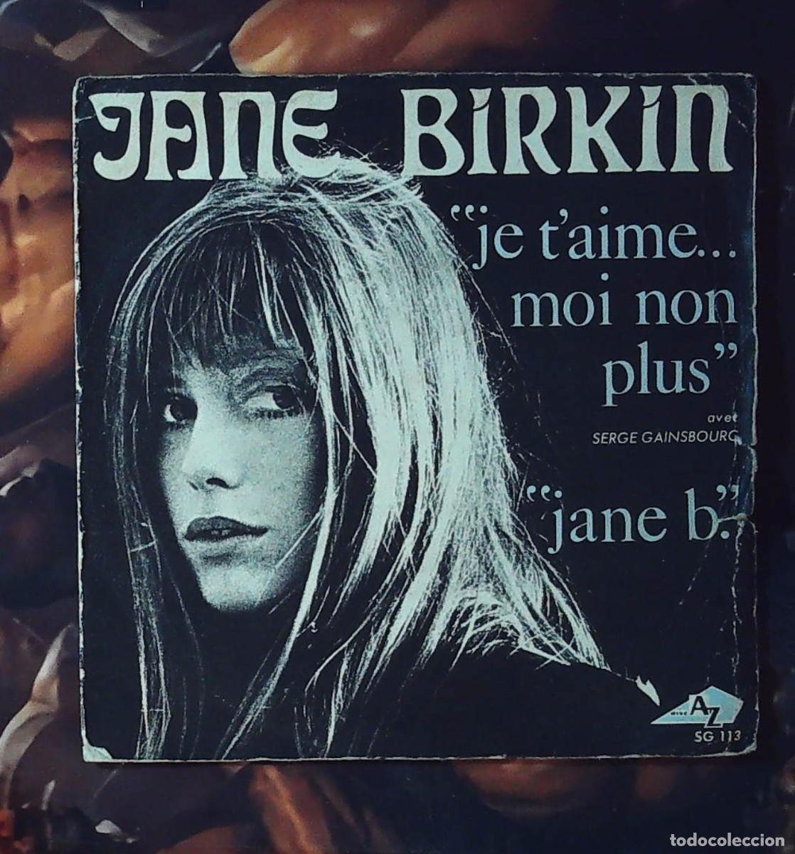 Discos de vinilo: ep frances single jane birkin je t'aime moi non plus
