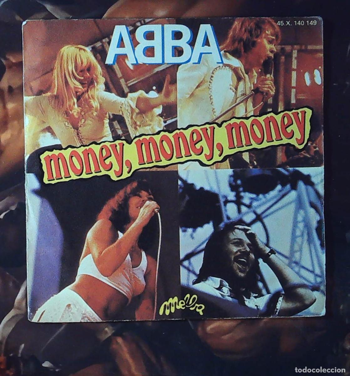 Discos de vinilo: ep frances single abba money money money crazy world
