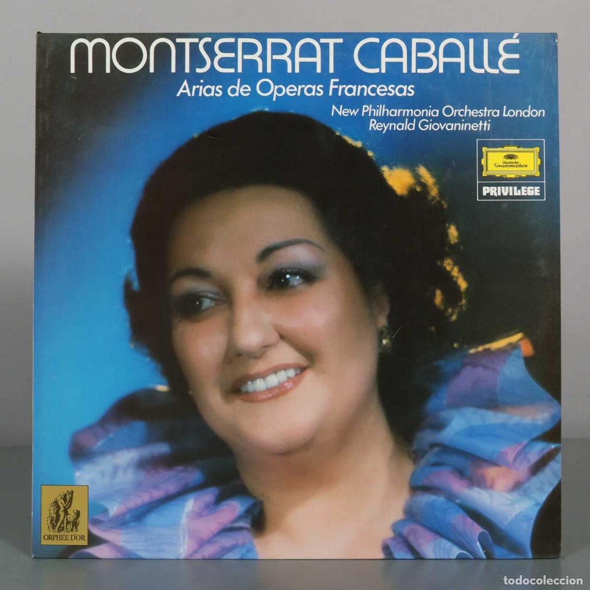 Discos de vinilo: LP. Arias de &Oacute;peras Francesas - Montserrat Caball&eacute;, New Philharmonia Orchestra London, Reynald Giov