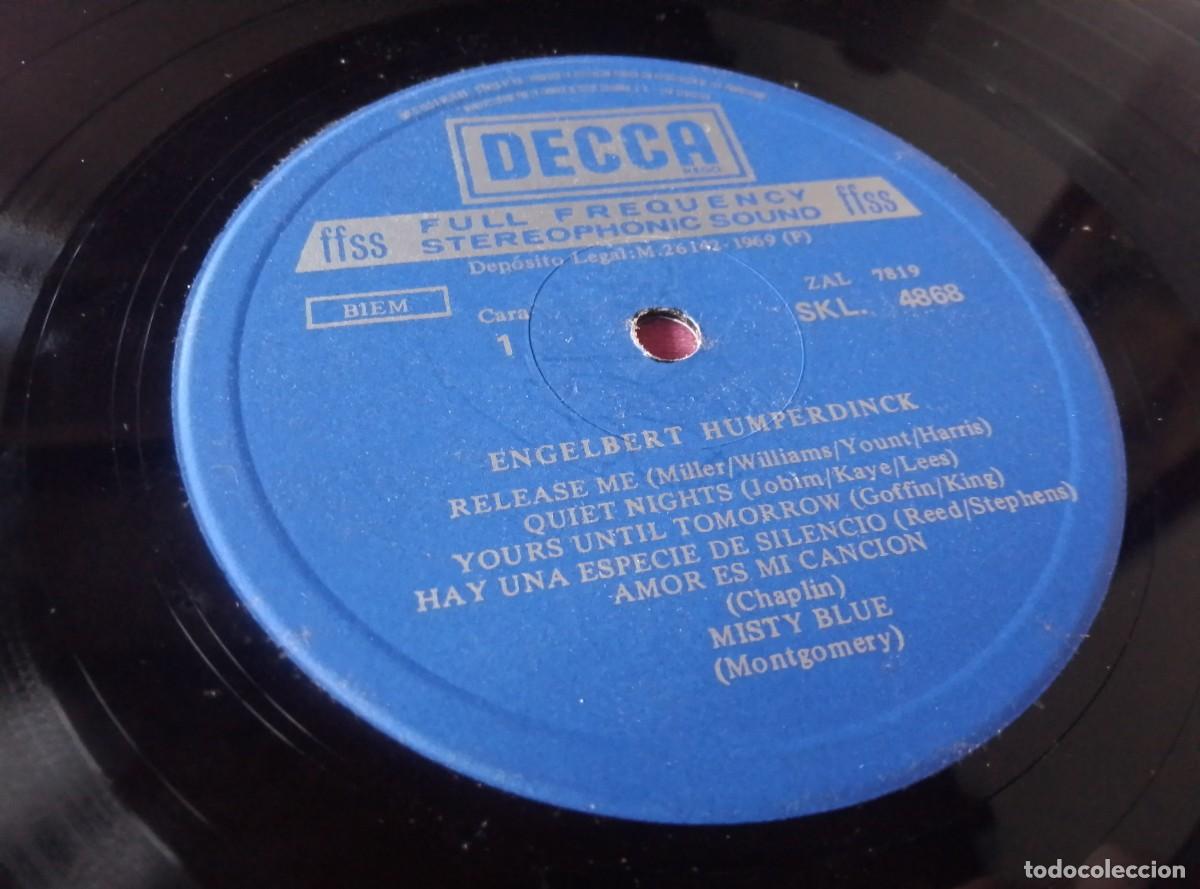 Discos de vinilo: ENGELBERT HUMPERDINCK RELEASE ME 1969 LP L32 21 - Foto 4