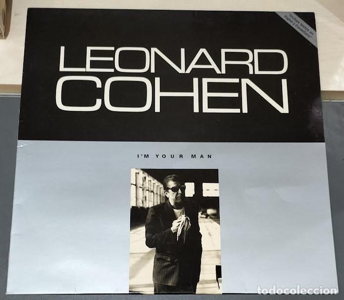 Discos de vinilo: Leonard Cohen - I'm Your Man - LP CBS ref. 460642 1. Ed. espa&ntilde;ola 1988.