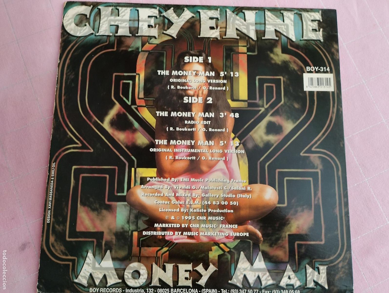 Discos de vinilo: Cheyenne &ndash; The Money Man, 1995 techno - Foto 4