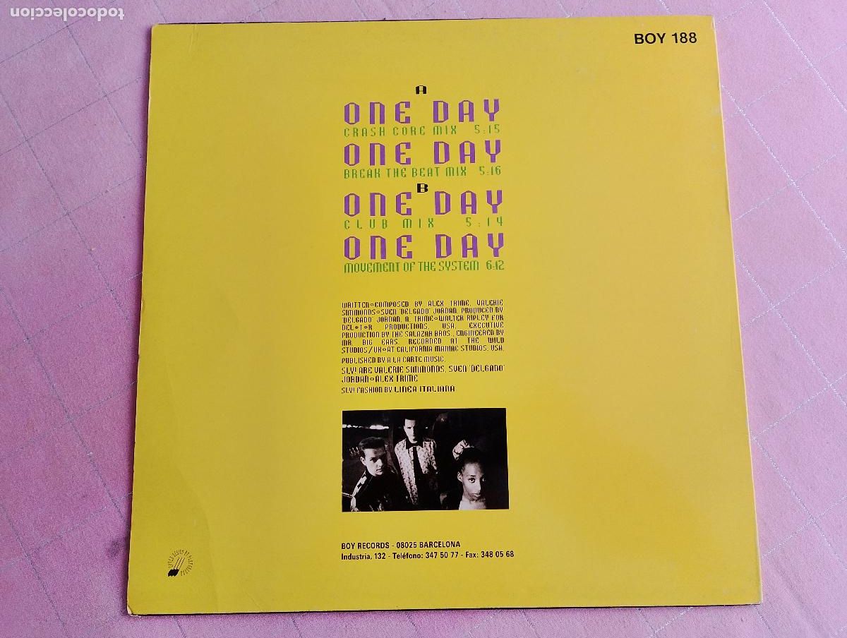 Discos de vinilo: Sly! &lrm;&ndash; One Day, 1993. techno - Foto 2