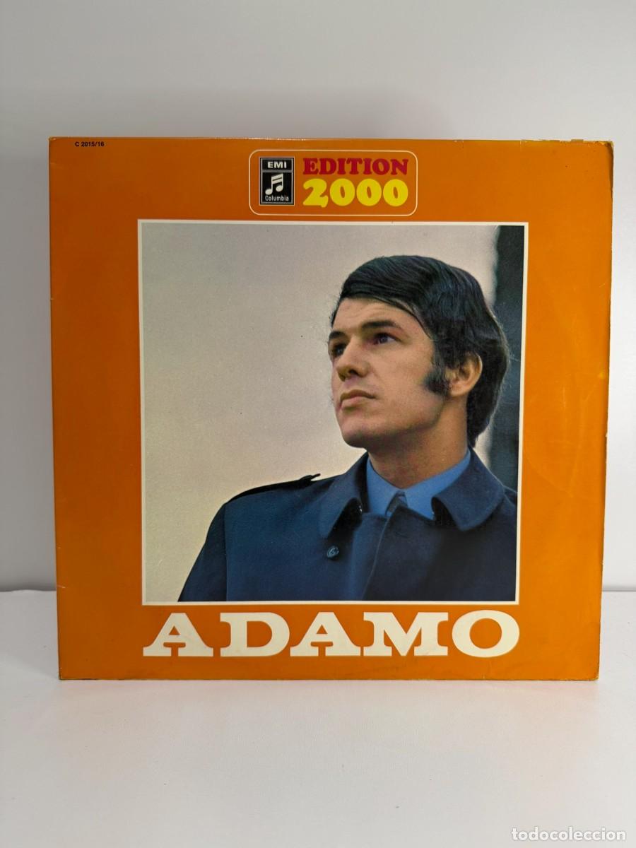 Discos de vinilo: ADAMO (LP) EDITION 2000 - A&Ntilde;O 1970 - DOBLE DISCO PORTADA ABIERTA - EDICION ALEMANA