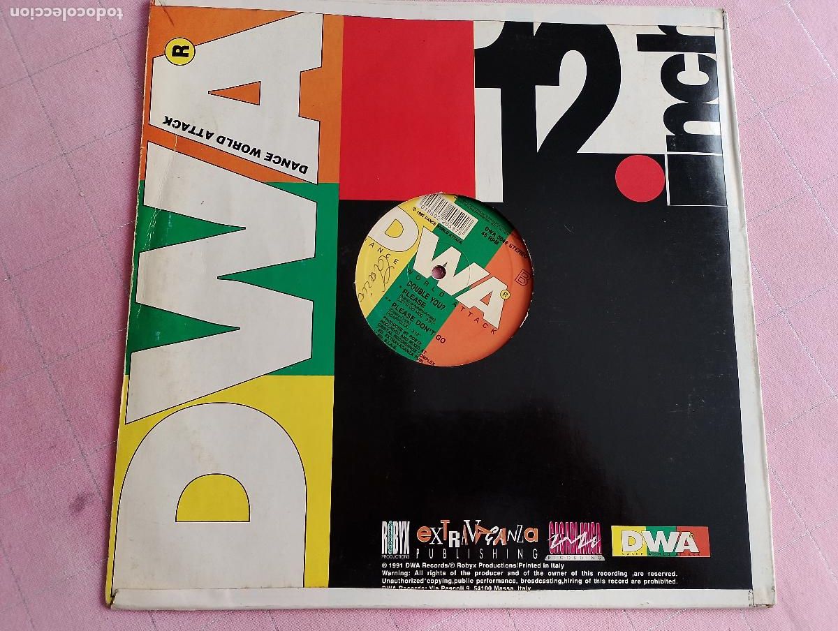 Discos de vinilo: Double You? &ndash; Please Dont Go, 1992 electronic - Foto 3