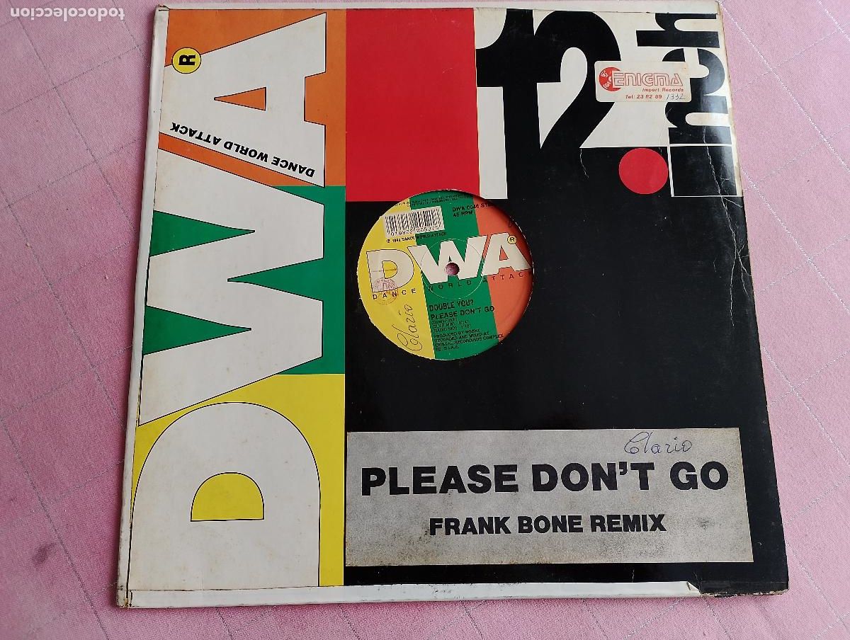 Discos de vinilo: Double You? &ndash; Please Dont Go, 1992 electronic - Foto 4