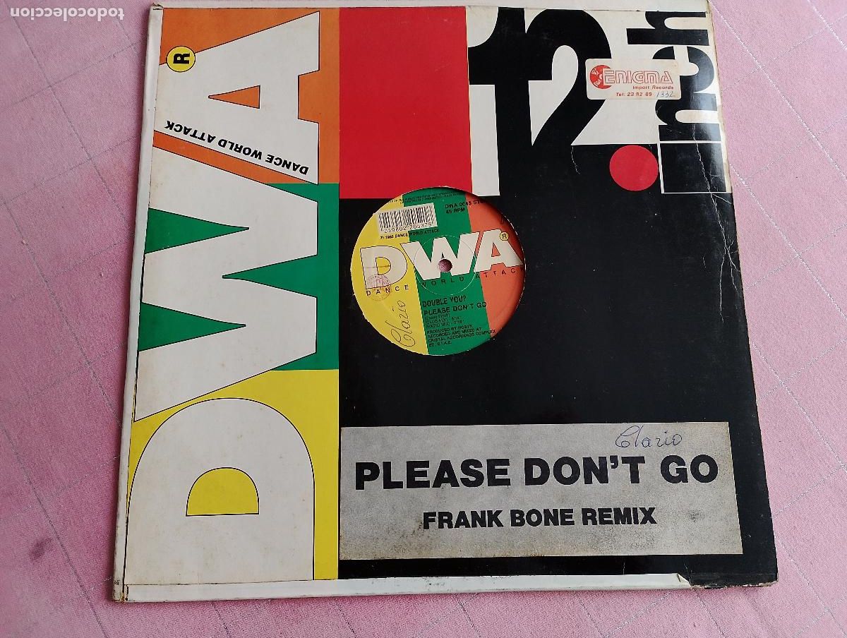 Discos de vinilo: Double You? &ndash; Please Don't Go, 1992 electronic