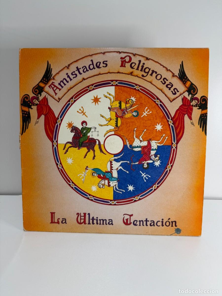 Discos de vinilo: AMISTADES PELIGROSAS (LP) LA ULTIMA TENTACION - A&Ntilde;O 1993 - ENCARTE CON LETRAS