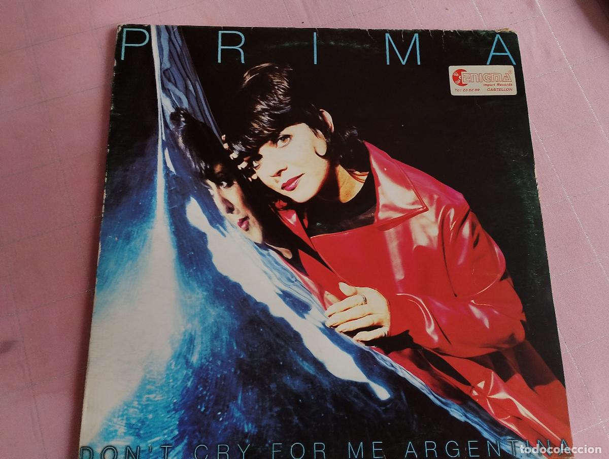 Vinyl records: Prima &lrm;&ndash; Don't Cry For Me Argentina, 1996