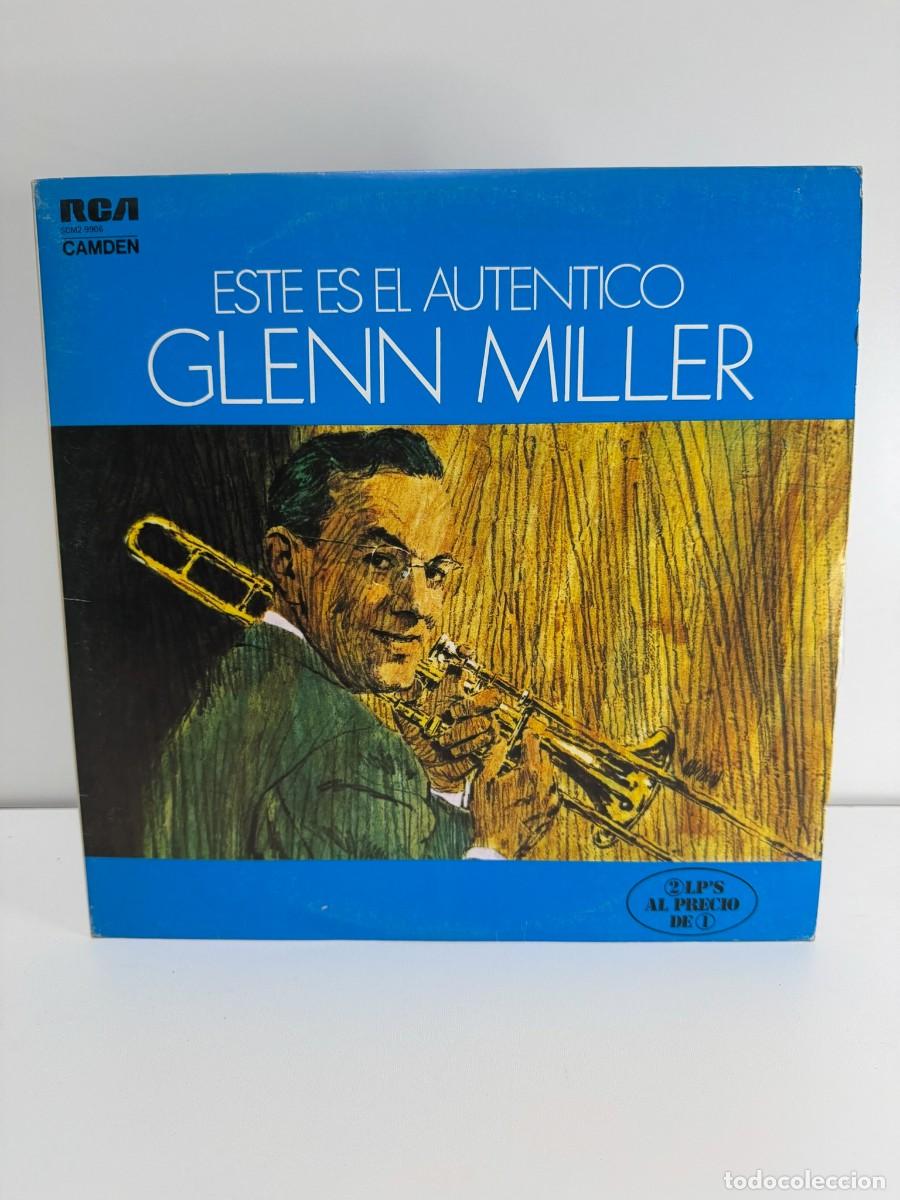 Discos de vinilo: GLENN MILLER (LP) ESTE ES EL AUTENTICO GLENN MILLER - A&Ntilde;O 1974 - DOBLE DISCO PORTADA ABIERTA