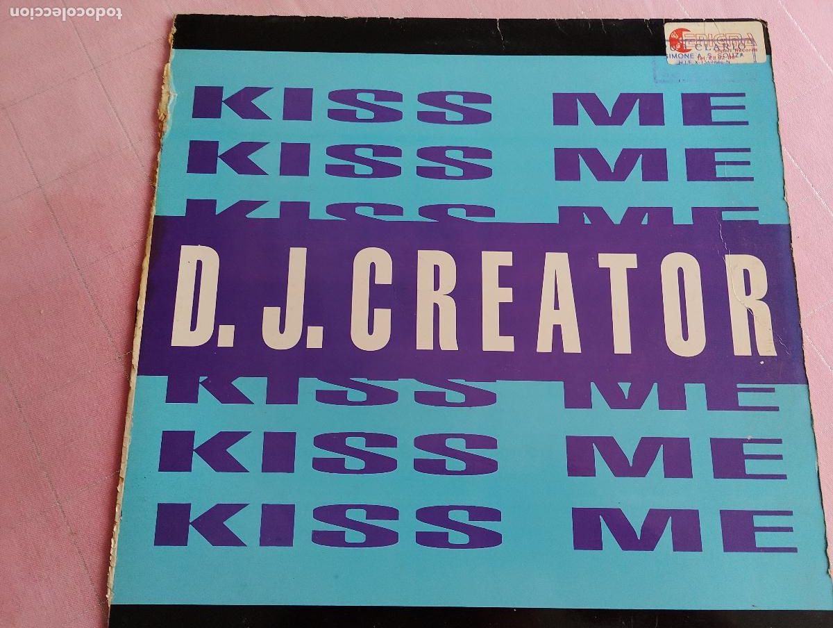 Discos de vinilo: DJ Creator &ndash; Kiss Me, 1992 techno - Foto 3