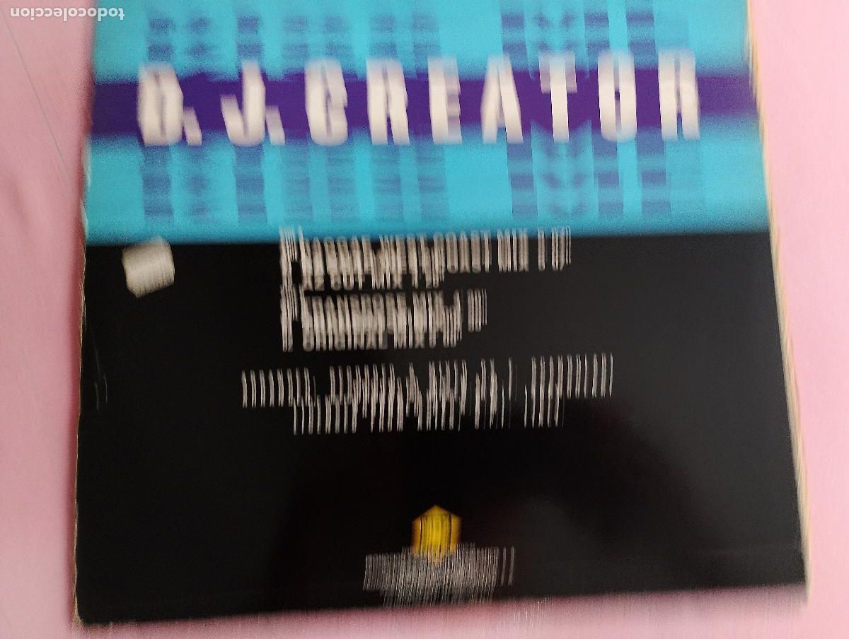 Discos de vinilo: DJ Creator &ndash; Kiss Me, 1992 techno - Foto 4