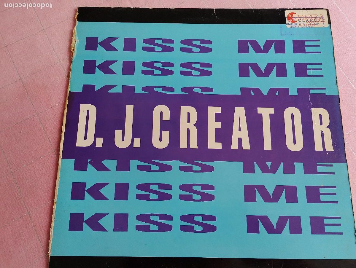Discos de vinil: DJ Creator &ndash; Kiss Me, 1992 techno
