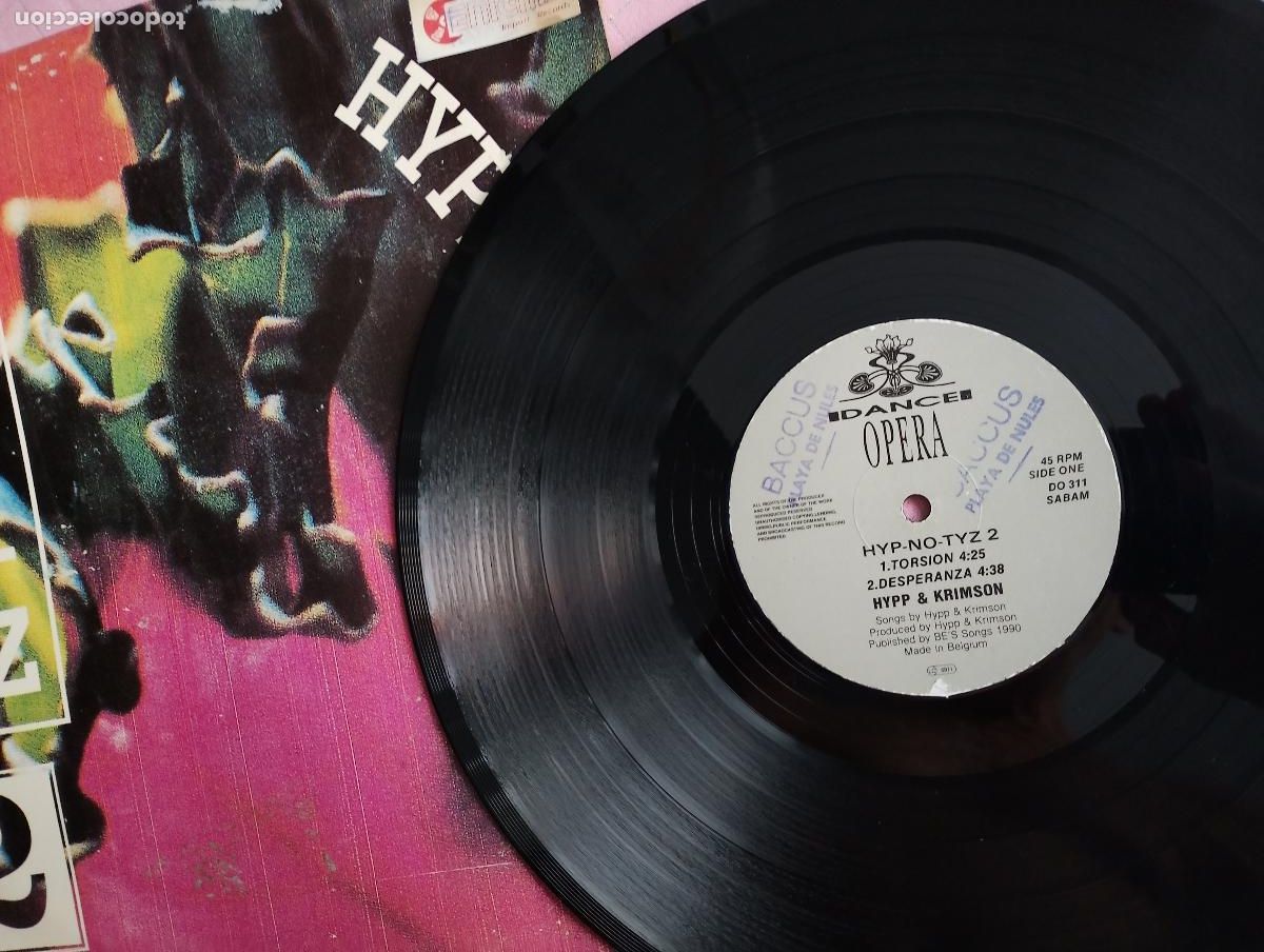 Discos de vinilo: Hypp&Krimson* &ndash; Hyp-No-Tyz 2, 1990, dance opera , techno - Foto 2