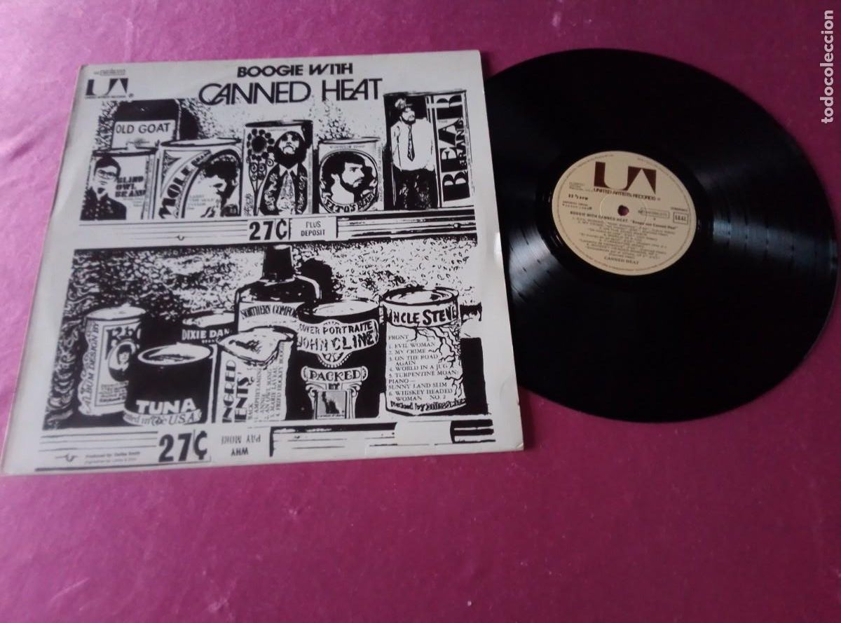 Discos de vinilo: BOOGIE WITH CANNED HEAT 1980 LP L32 21