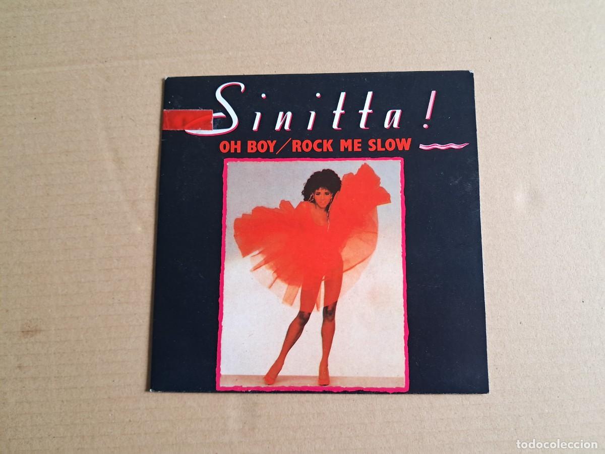 Discos de vinilo: SINITTA - OH BOY SINGLE 1988 EDICION ESPA&Ntilde;OLA