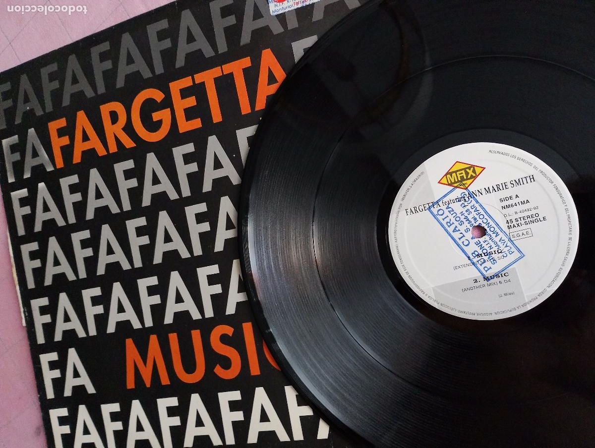 Discos de vinilo: Fargetta &ndash; Music,1992, techno, - Foto 2