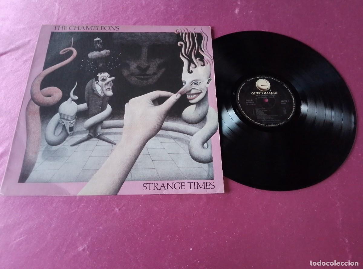 Discos de vinilo: THE CHAMELEONS STRANGE TIMES 1986 LP L32 21