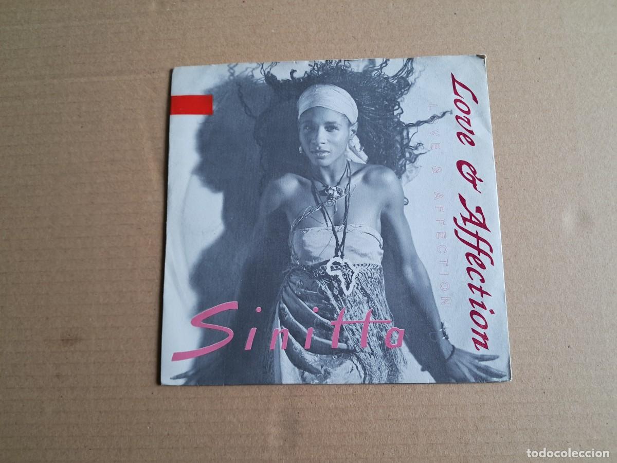 Discos de vinilo: SINITTA - LOVE AND AFFECTION SINGLE 1990 EDICION ESPA&Ntilde;OLA