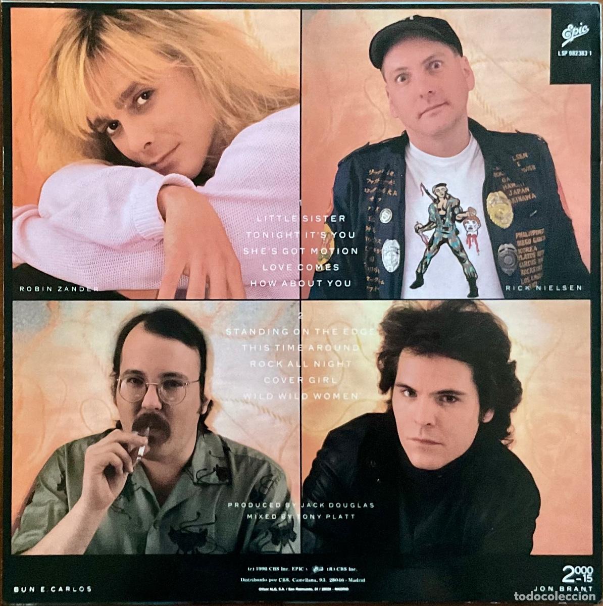 Discos de vinilo: CHEAP TRICK - STANDING ON THE EDGE - Foto 2