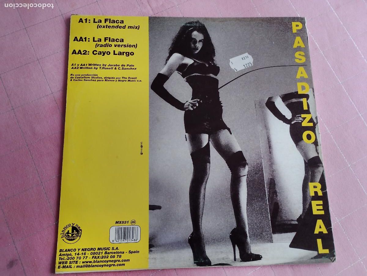 Discos de vinilo: Pasadizo Real &lrm;&ndash; La Flaca, 1997 - Foto 4