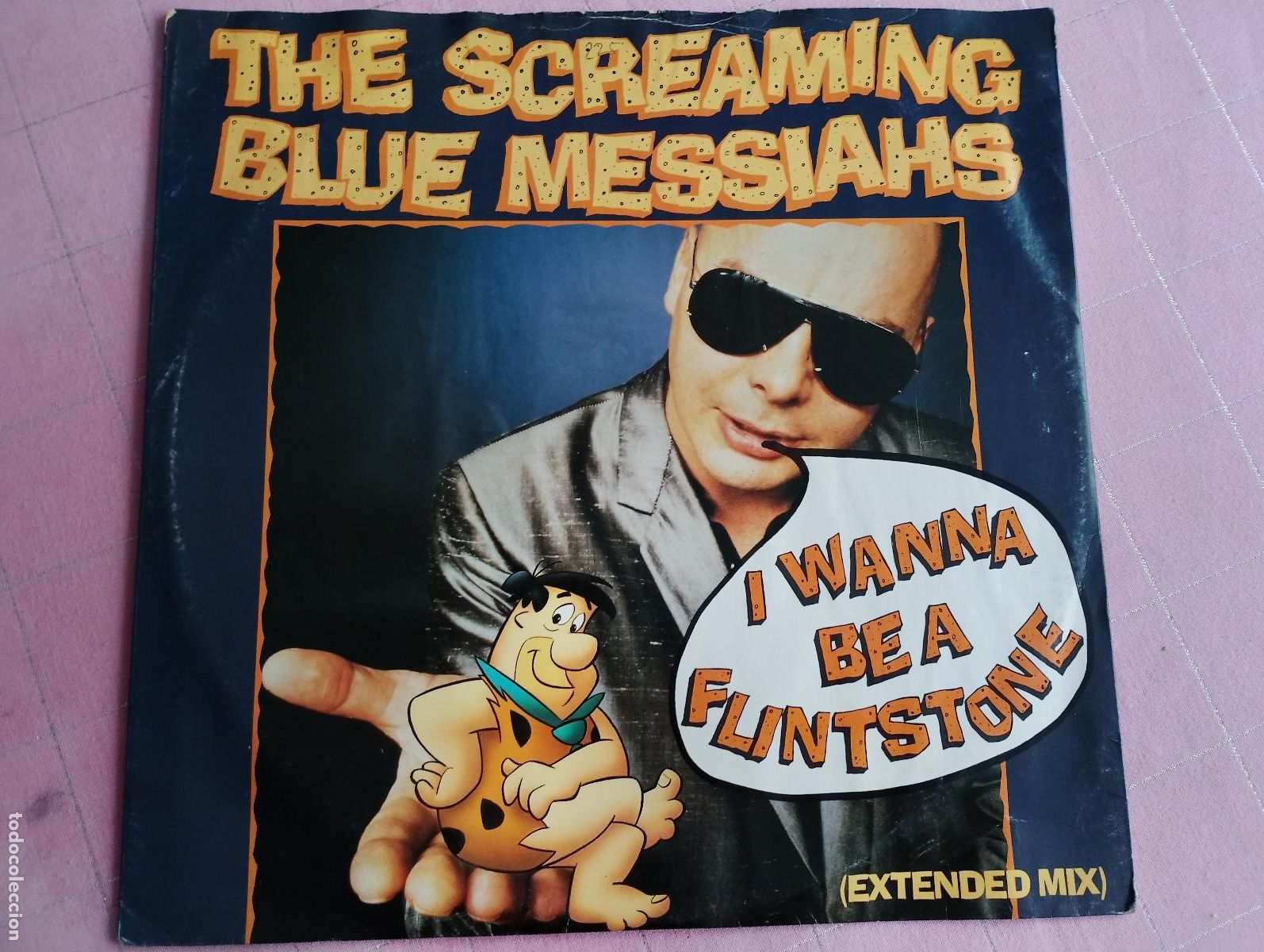 Discos de vinilo: The Screaming Blue Messiahs &ndash; I Wanna Be A Flintstone (Extended Mix) 1988