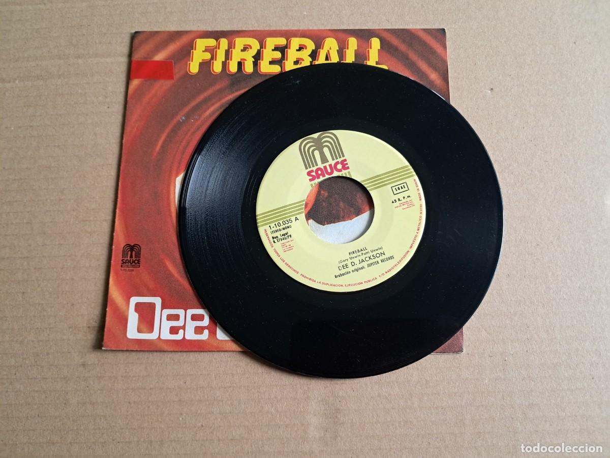 Discos de vinilo: DEE D. JACKSON - FIREBALL SINGLE 1979 EDICION ESPA&Ntilde;OLA - Foto 2