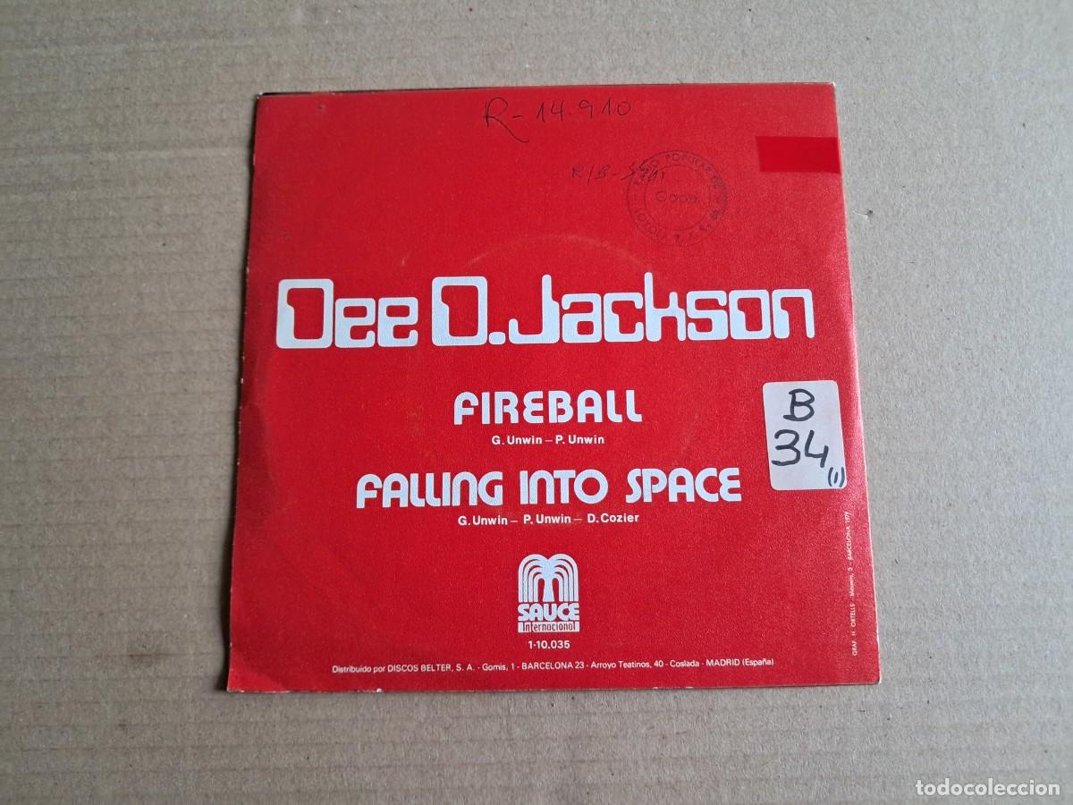 Discos de vinilo: DEE D. JACKSON - FIREBALL SINGLE 1979 EDICION ESPA&Ntilde;OLA - Foto 3