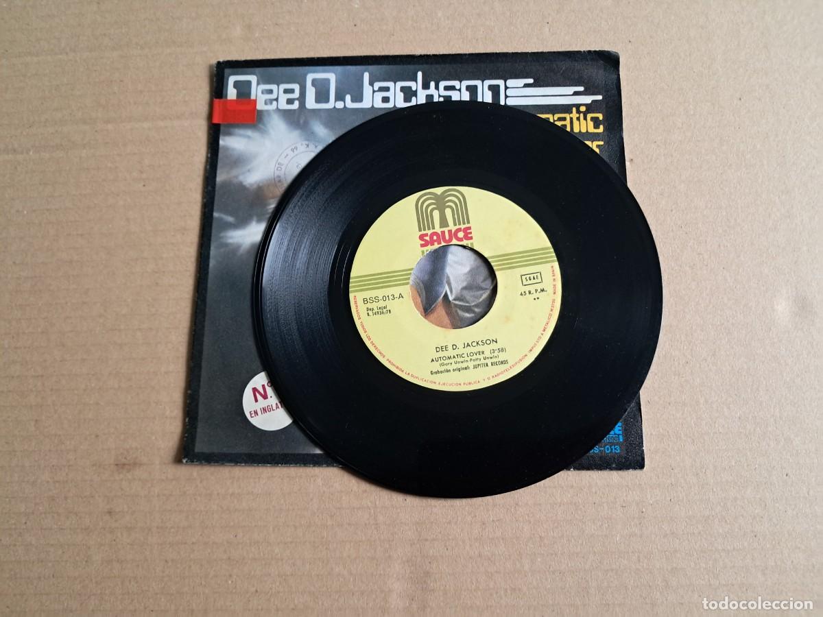 Discos de vinilo: DEE D. JACKSON - AUTOMATIC LOVER SINGLE 1978 EDICION ESPA&Ntilde;OLA - Foto 2