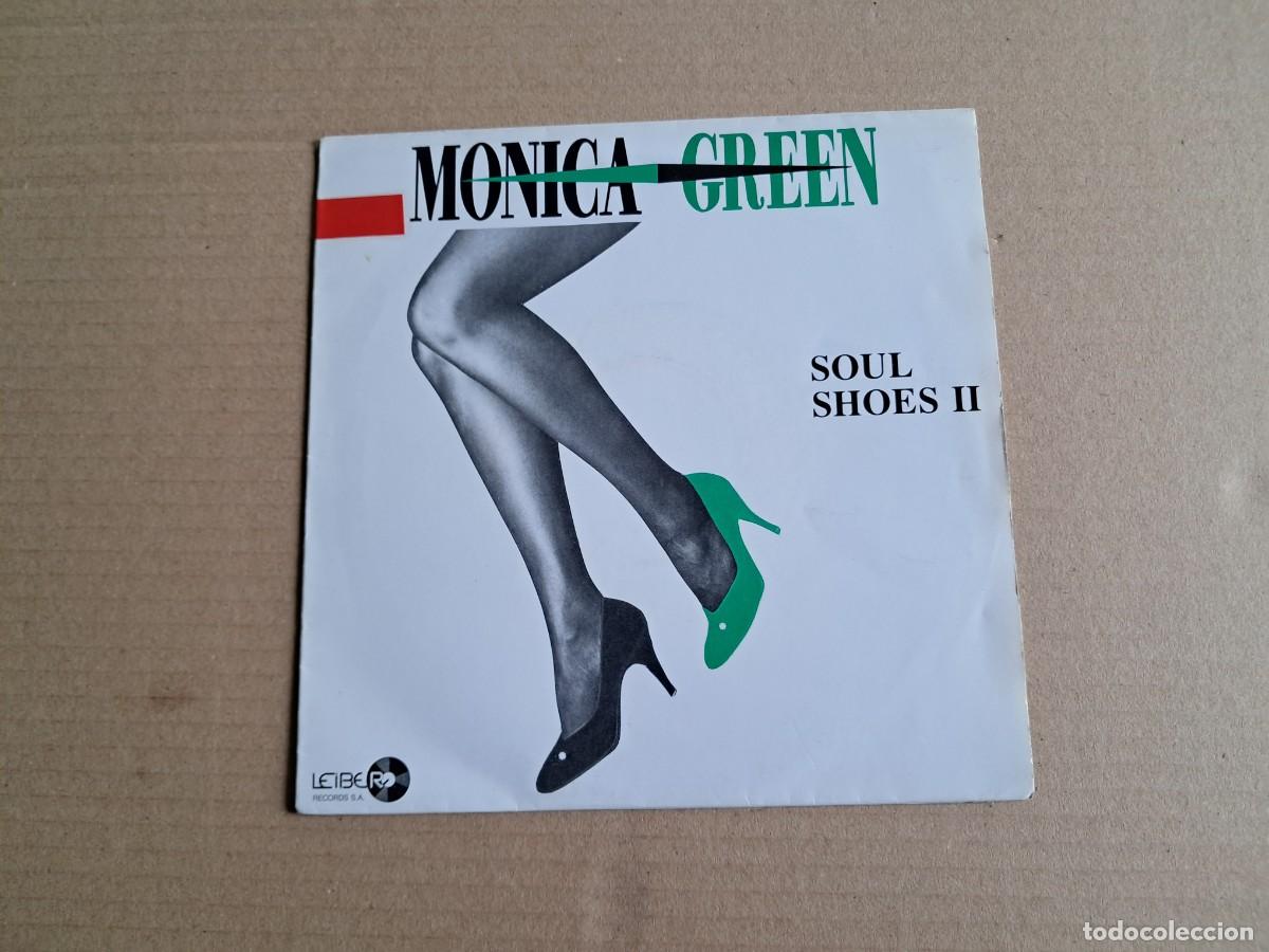 Discos de vinilo: MONICA GREEN - SOUL SHOES II SINGLE PROMOCIONAL 1989 EDICION ESPA&Ntilde;OLA