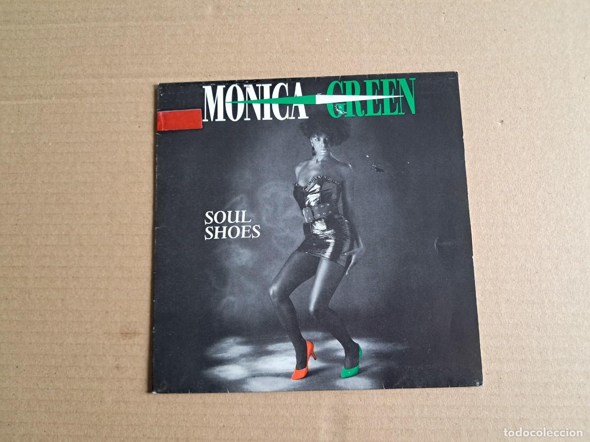 Discos de vinilo: MONICA GREEN - SOUL SHOES SINGLE PROMOCIONAL 1988 EDICION ESPA&Ntilde;OLA