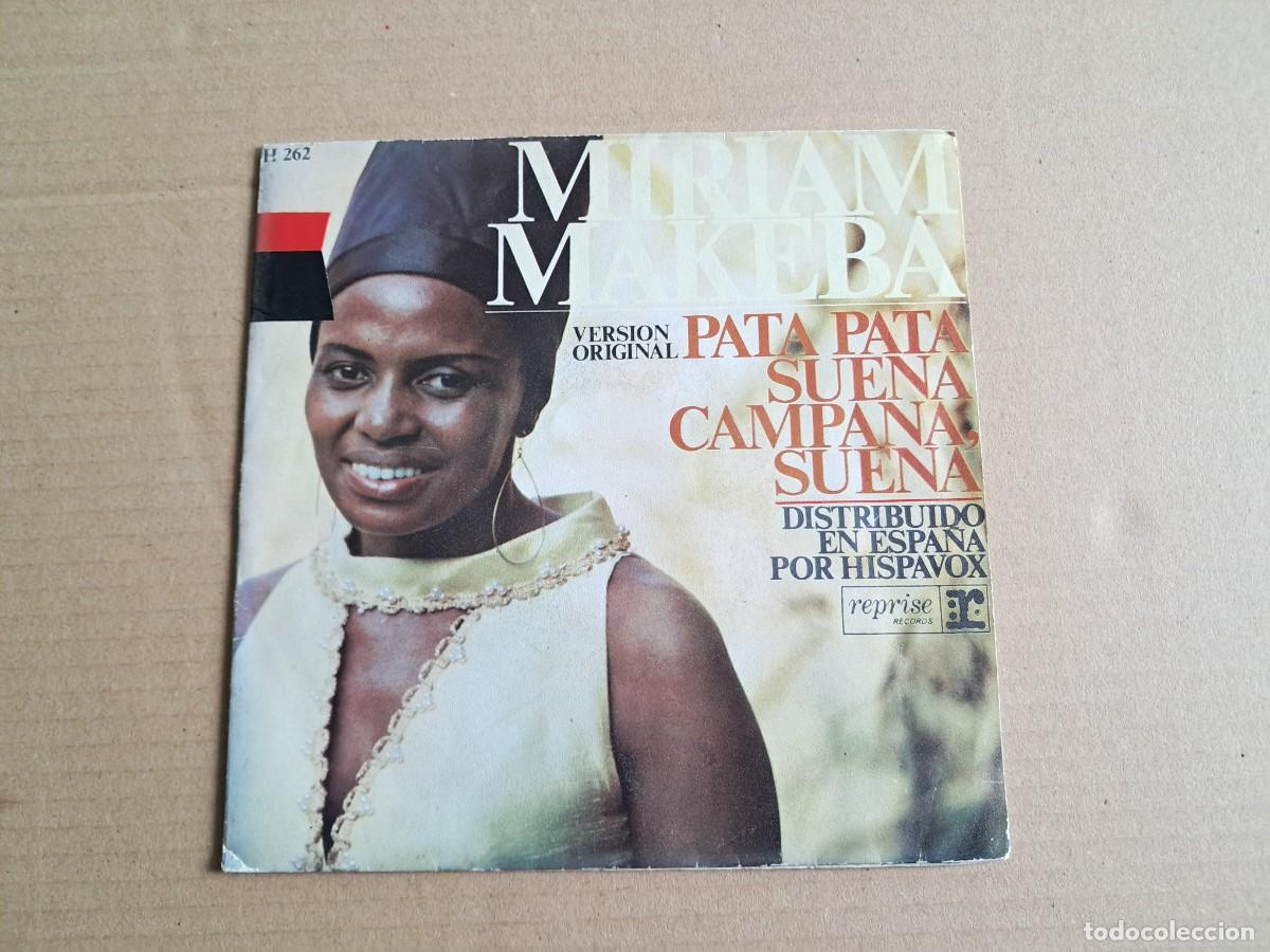 Discos de vinilo: MIRIAM MAKEBA - PATA PATA SINGLE 1968 EDICION ESPA&Ntilde;OLA