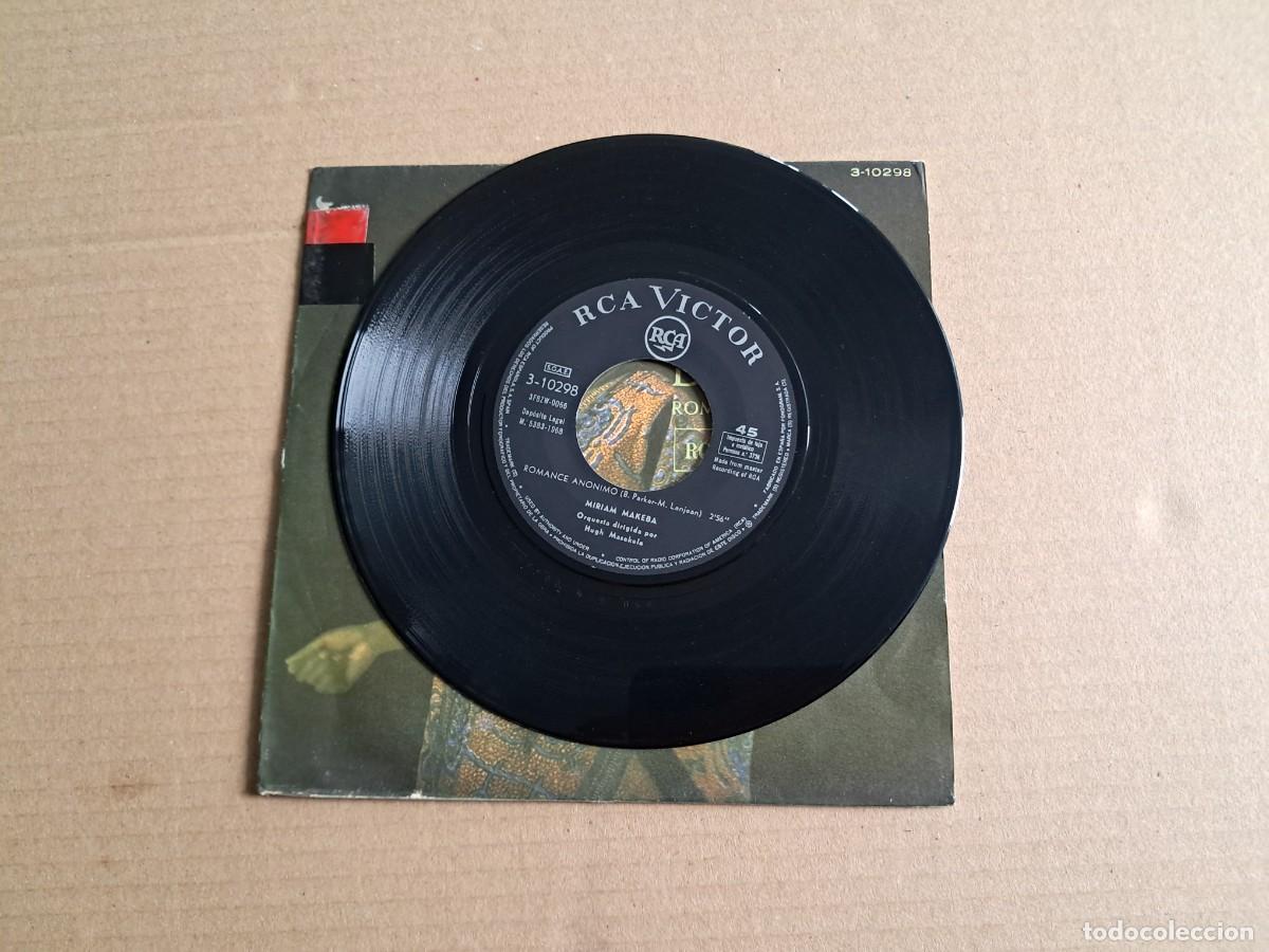 Discos de vinilo: MIRIAM MAKEBA - DUBULA SINGLE 1968 EDICION ESPA&Ntilde;OLA - Foto 2