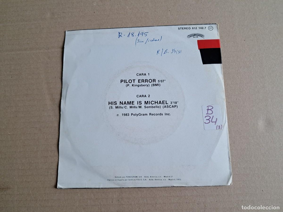 Discos de vinilo: STEPHANIE MILLS - PILOT ERROR SINGLE 1983 EDICION ESPA&Ntilde;OLA - Foto 3