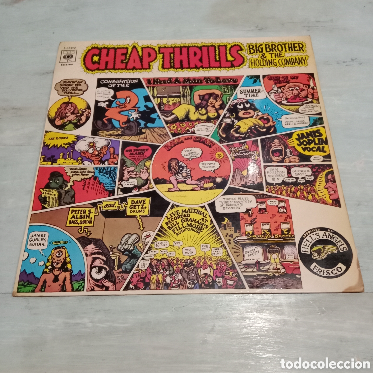 Discos de vinilo: BIG BROTHER AND THE HOLDING COMPANY - CHEAP THRILLS - LP