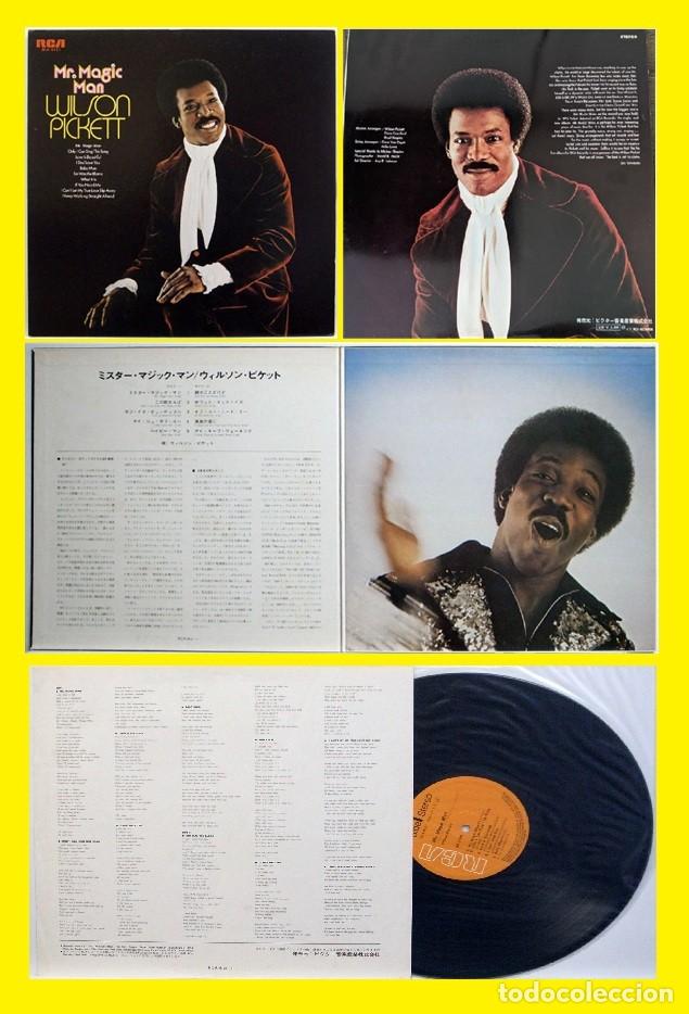 Discos de vinilo: WILSON PICKETT, JMr. Magic Man 1973 / SUPER DOBLE CARPETA, SOUL FUNK LEGEND ORIG. EDIT. JAPAN, EXC