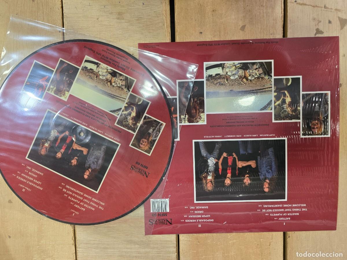 Discos de vinilo: Metallica &ndash; Master Of Puppets picture disc + cover