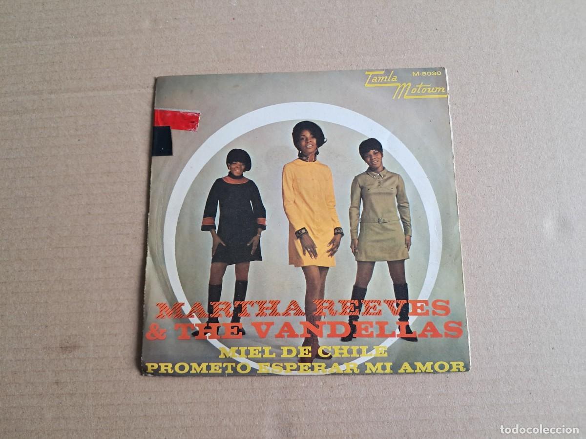 Discos de vinilo: MARTHA REEVES & THE VANDELLAS - MIEL DE CHILE ( HONEY CHILE ) SINGLE 1968 EDICION ESPA&Ntilde;OLA