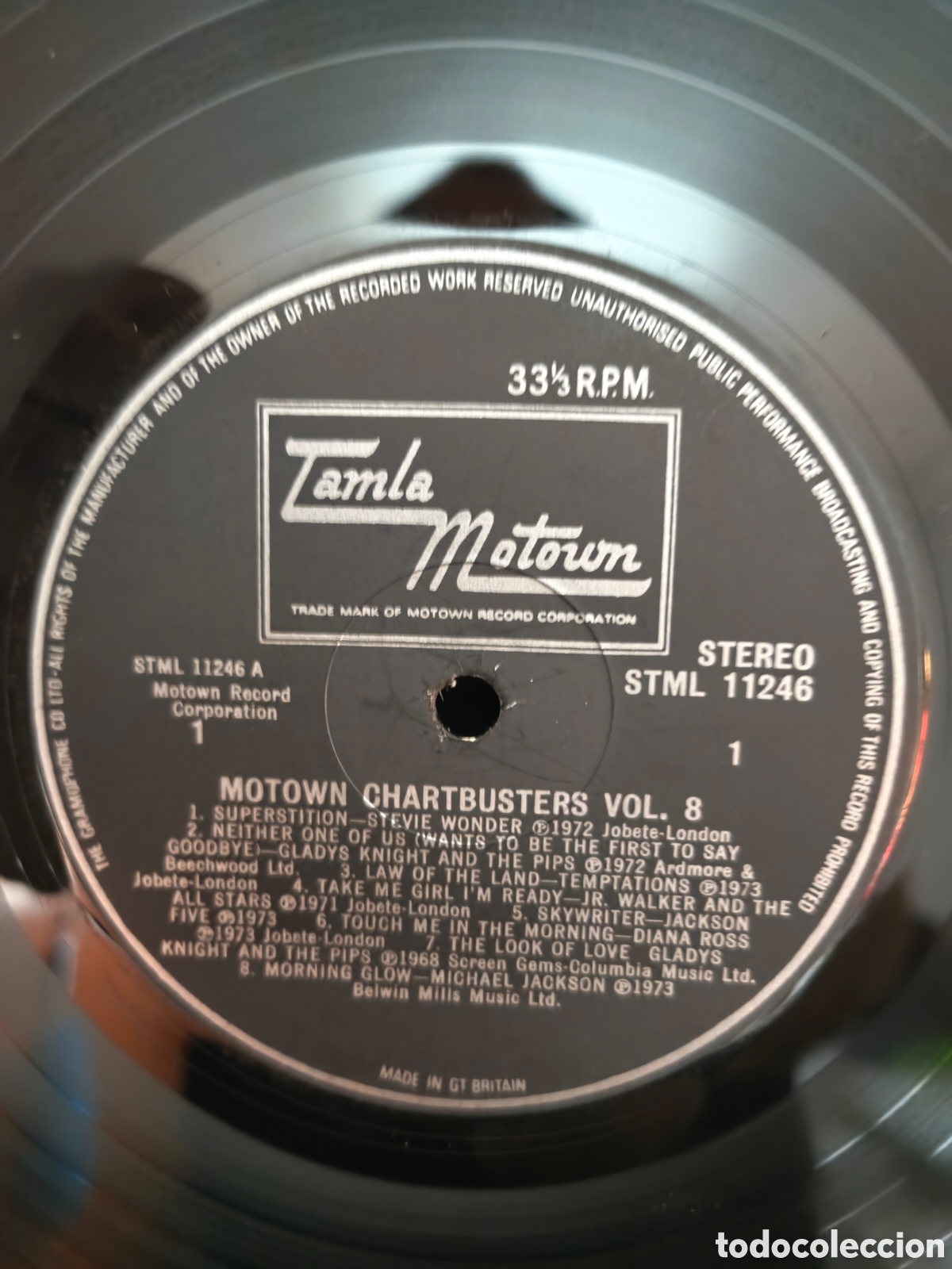 Discos de vinilo: Varios: Motown Chartbusters Vol. 8 Lp - Foto 5