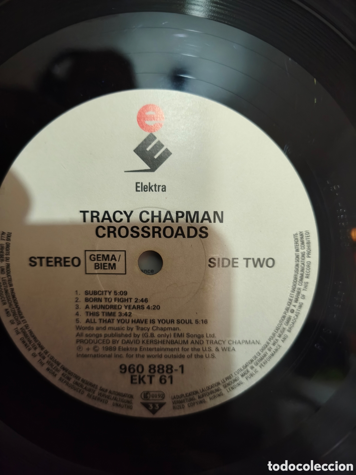 Discos de vinilo: Tracy Chapman: Crossroads Lp 1989 - Foto 10