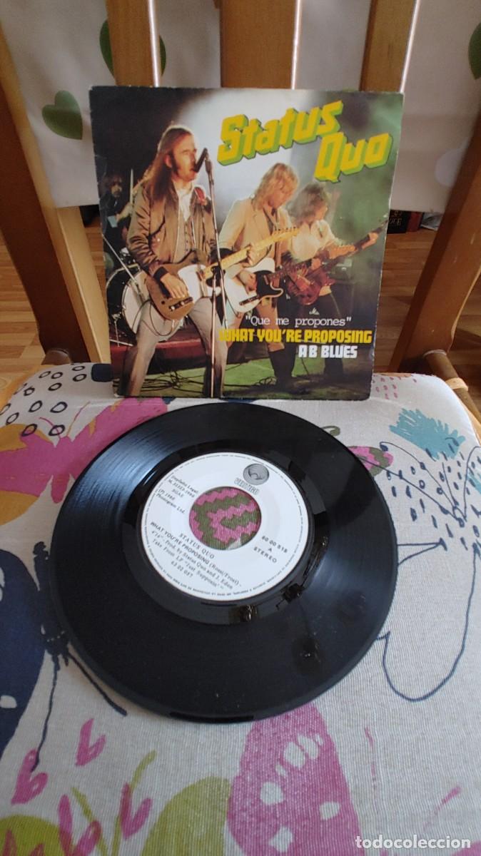 Discos de vinilo: STATUS QUO-SINGLE QUE ME PROPONES