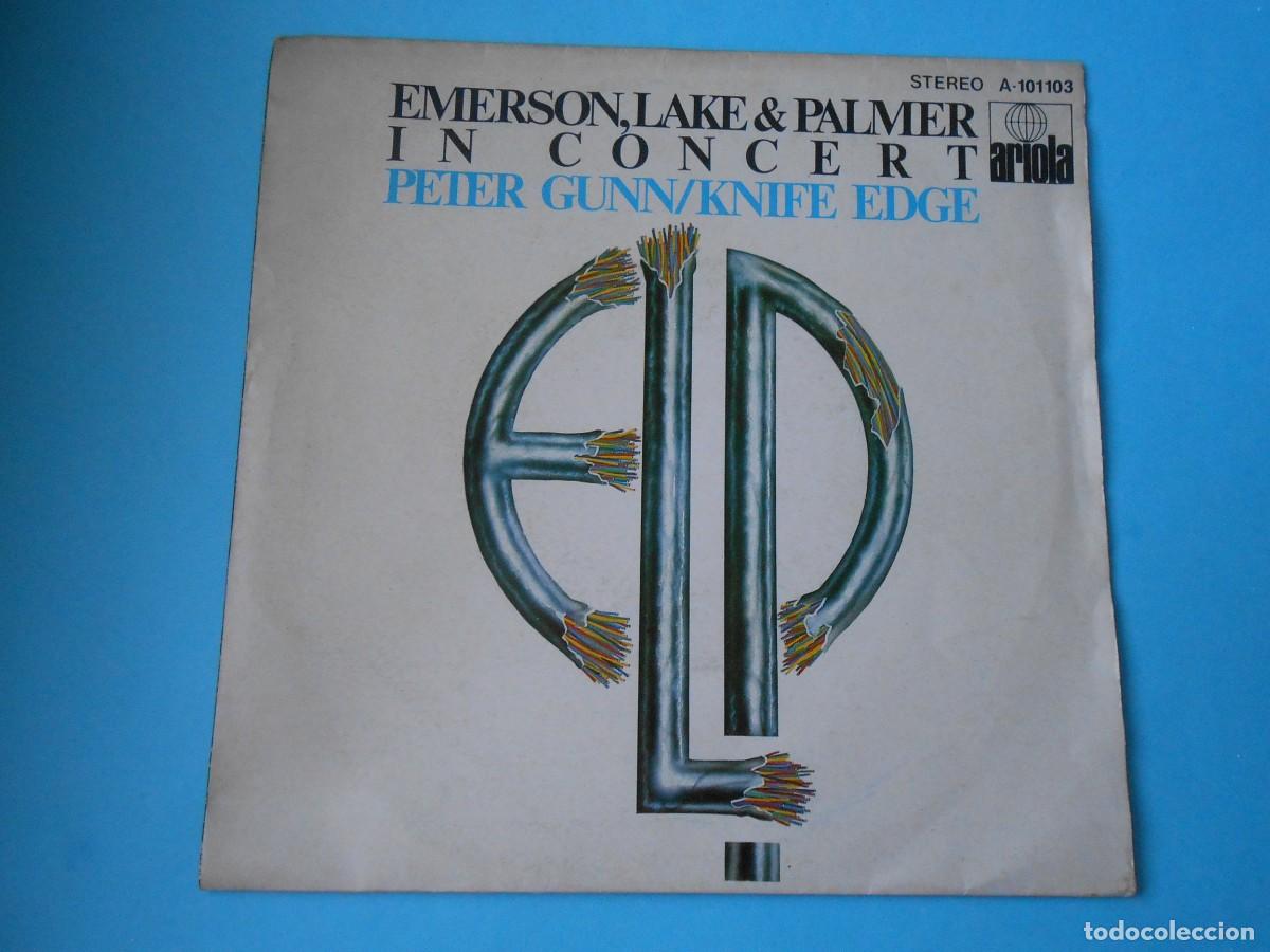 Discos de vinilo: EMERSON, LAKE & PALMER, SG, PETER GUNN + 1, A&Ntilde;O 1980, ARIOLA A-101.103