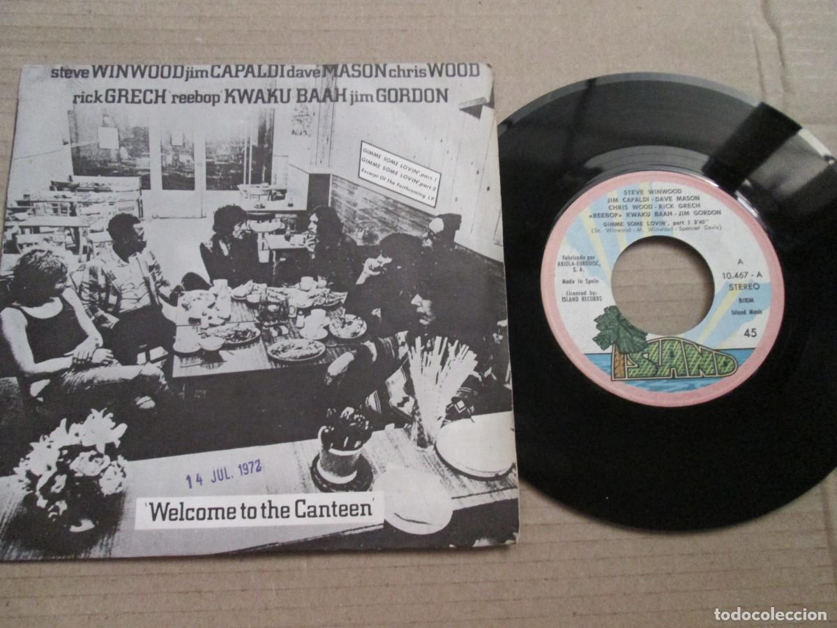 Discos de vinilo: STEVE WINWOOD Y m&aacute;s - Gimme some Lovin&acute;. Single, ed espa&ntilde;ola 7&rdquo; 1971. Magn&iacute;fico estado VG+/NM