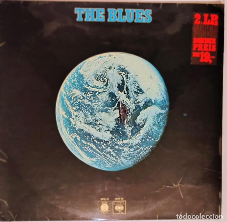 Discos de vinilo: VVAA. The blues. Blue Horizon-CBS (SPR 31/34) Germany 1969. 2 LP + triple cubierta