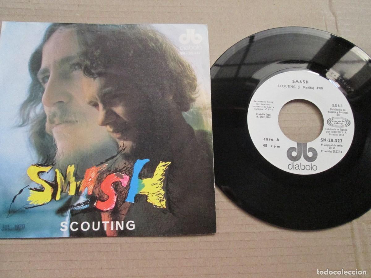 Discos de vinilo: SMASH - Scouting / Ensayo N&ordm;1. Single, ed espa&ntilde;ola 7&rdquo; 1970. Magn&iacute;fico estado (VG+/NM)
