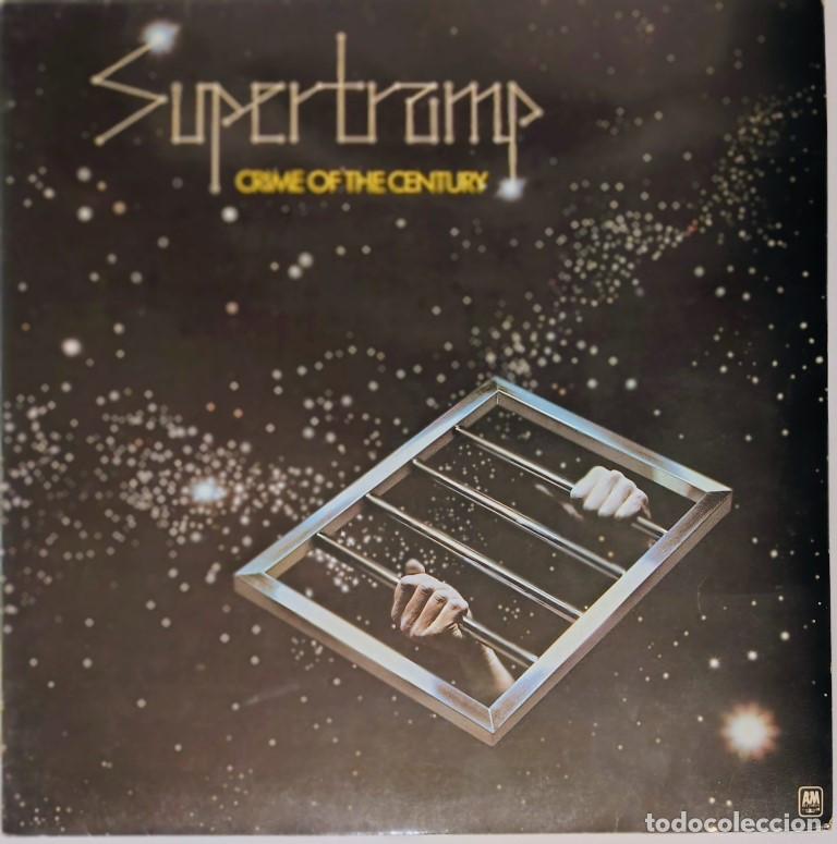 Discos de vinilo: Supertramp. Crime of the century. A&M, Spain 1977 LP + encarte AMLS 68258
