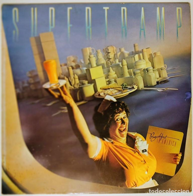 Discos de vinilo: Supertramp. Breakfast in America. A&M, Spain. 1979 LP + encarte AMLK 64747 buen estado