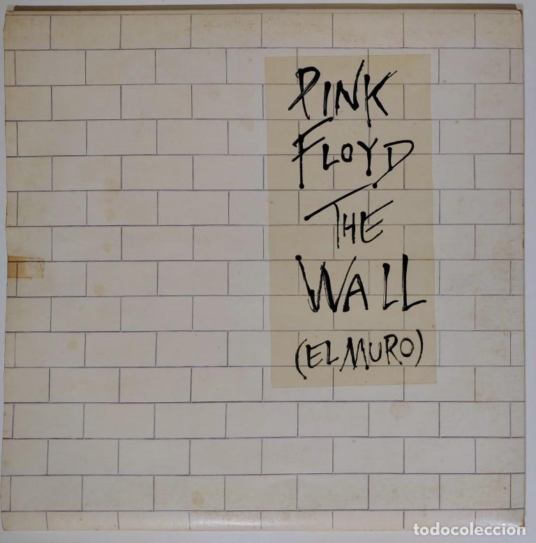 Discos de vinilo: Pink Floyd. The wall. Emi-Harvest, Spain 1979 (2 LP + doble cubierta + 2 2ncartes + etiqueta vinilo)
