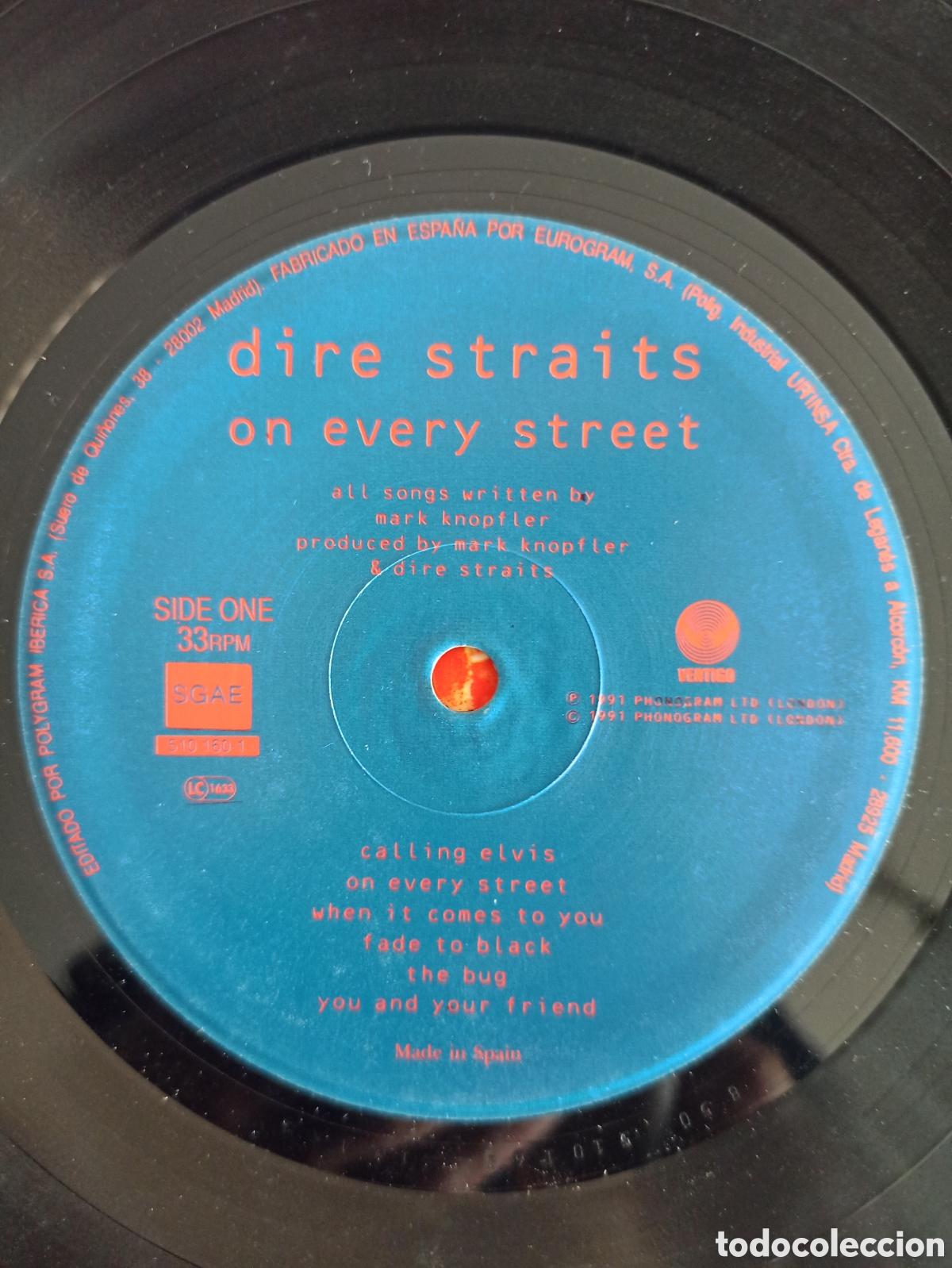 Discos de vinilo: Dire Straits&nbsp;&lrm;&ndash;&nbsp;On Every Street - Foto 3